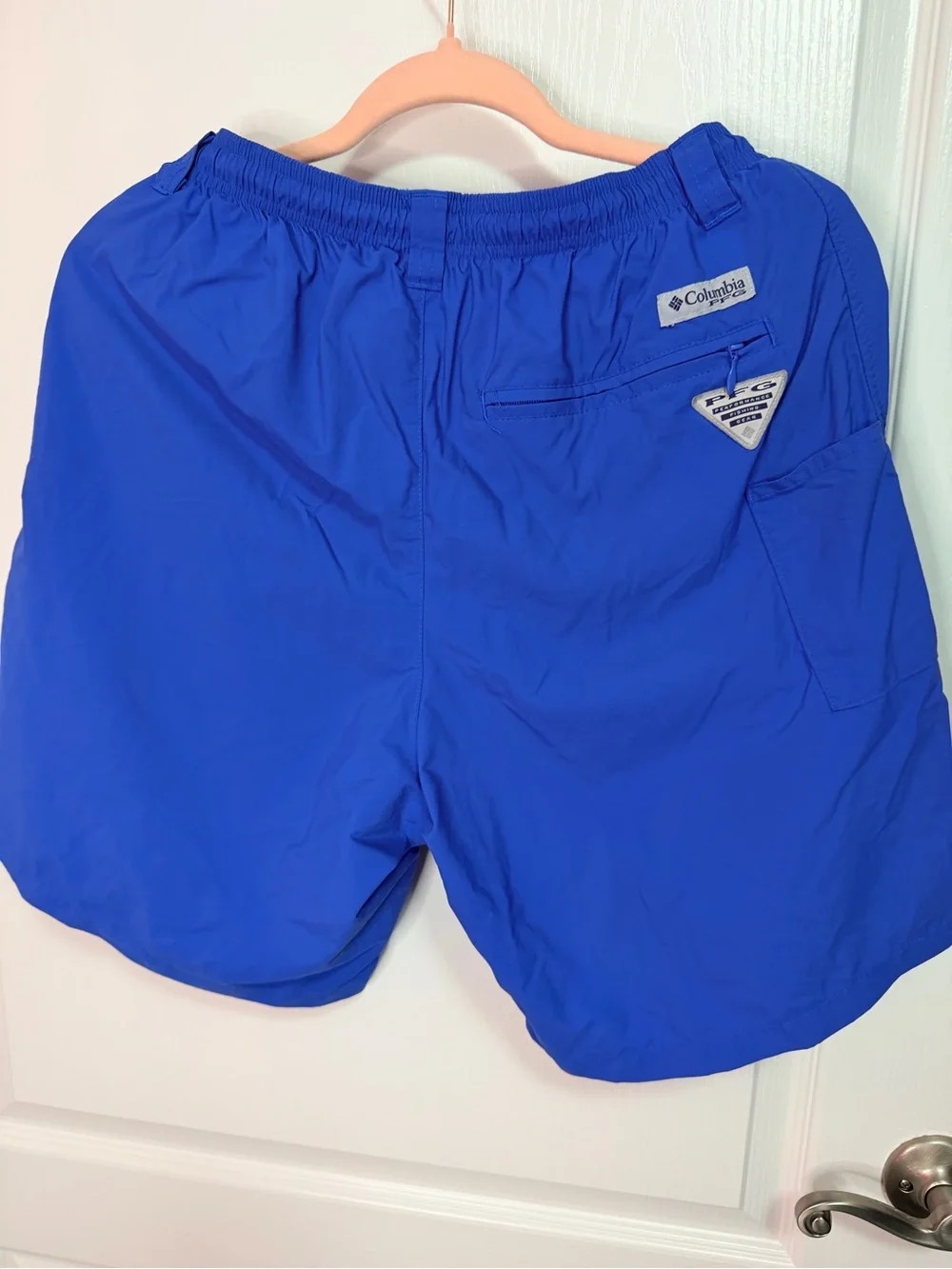 Columbia Women's Royal Blue Athletic Shorts with White Mesh Lining